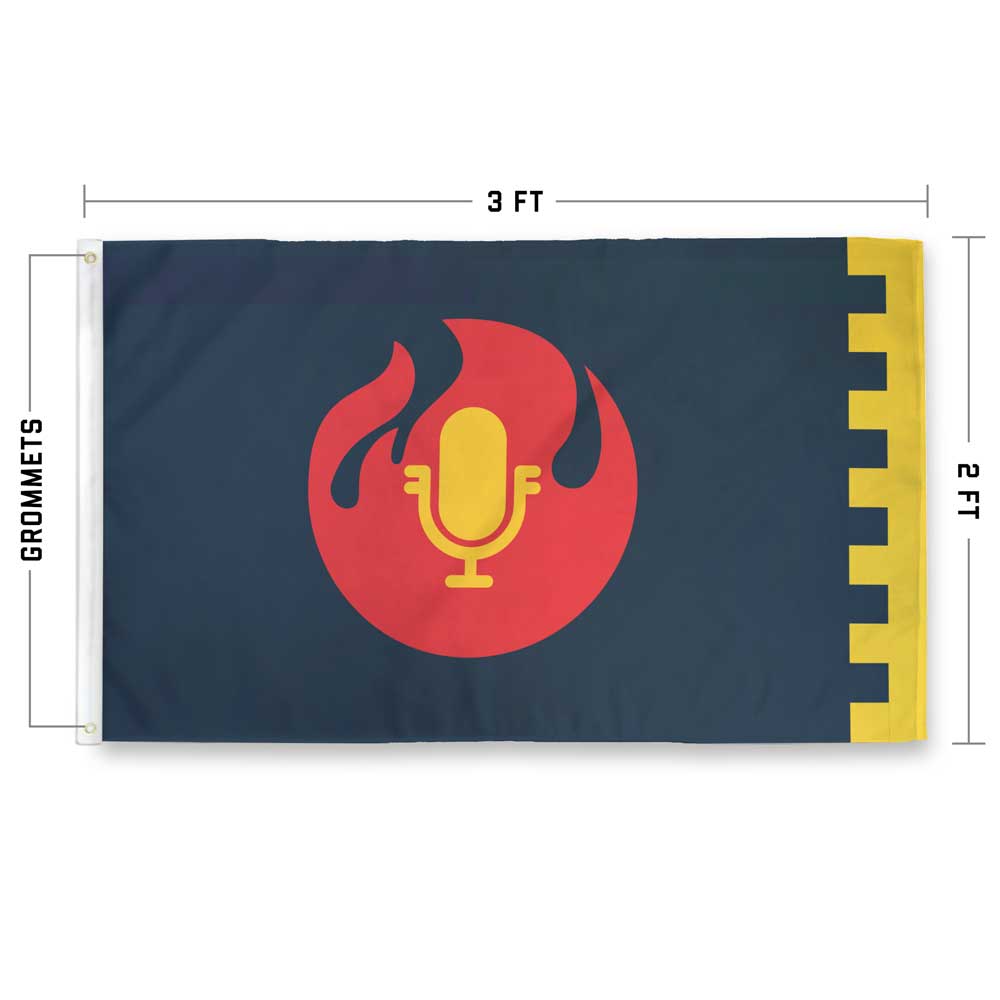 Flagged For Content Podcast Flag