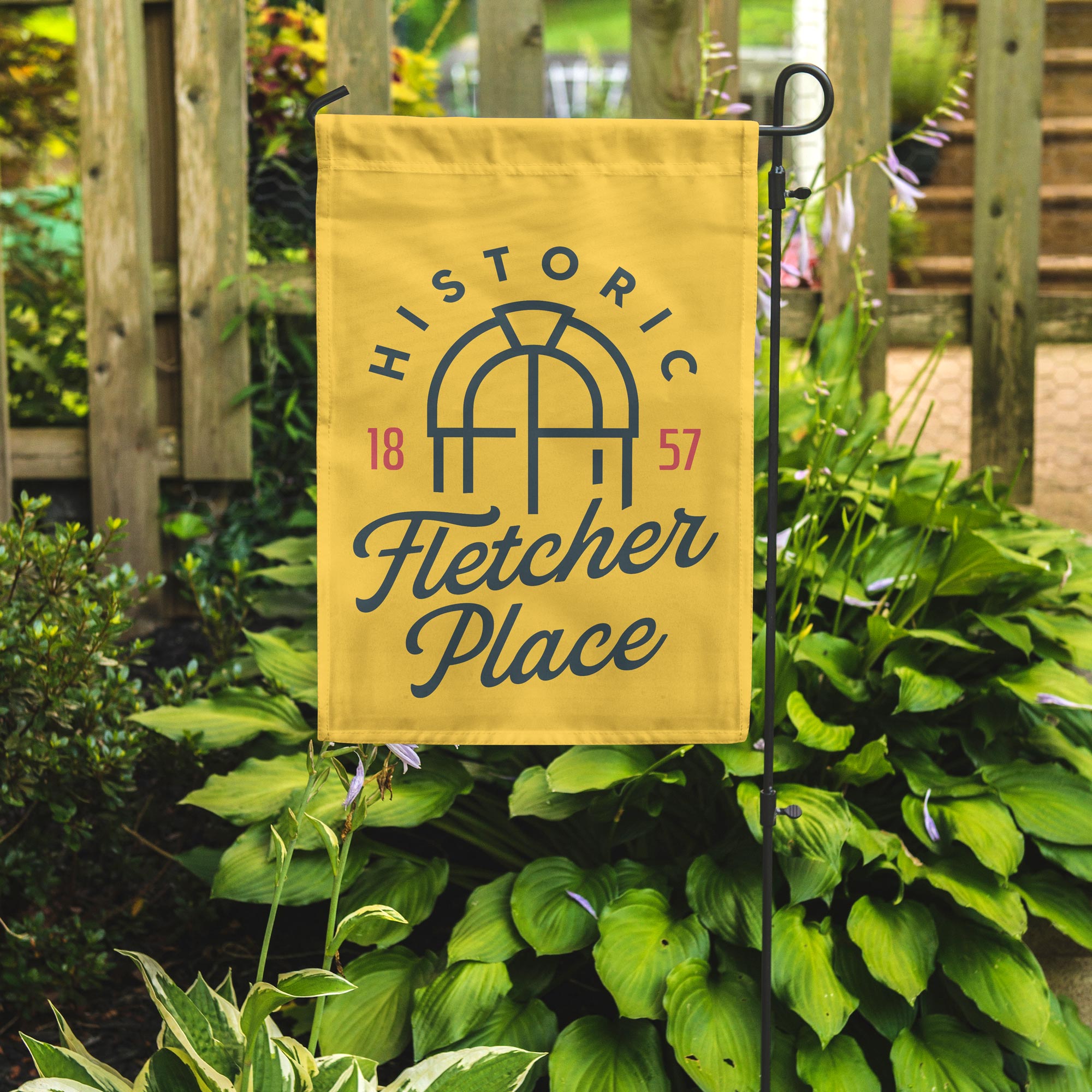 Fletcher Place Garden Flag