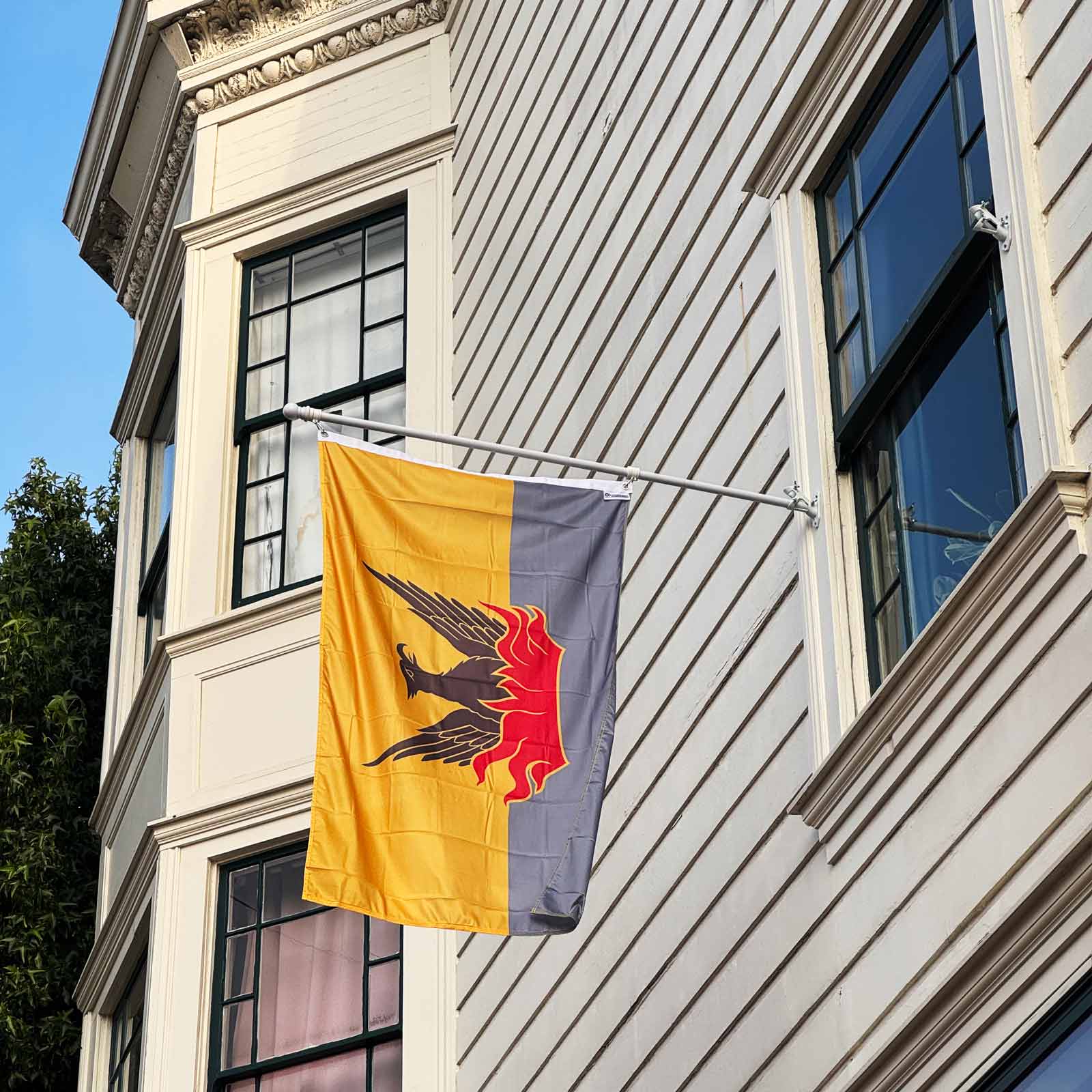 San Francisco "Fog & Gold" Flag