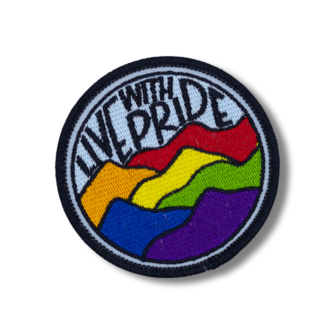 Live with Pride Stick-On Patch