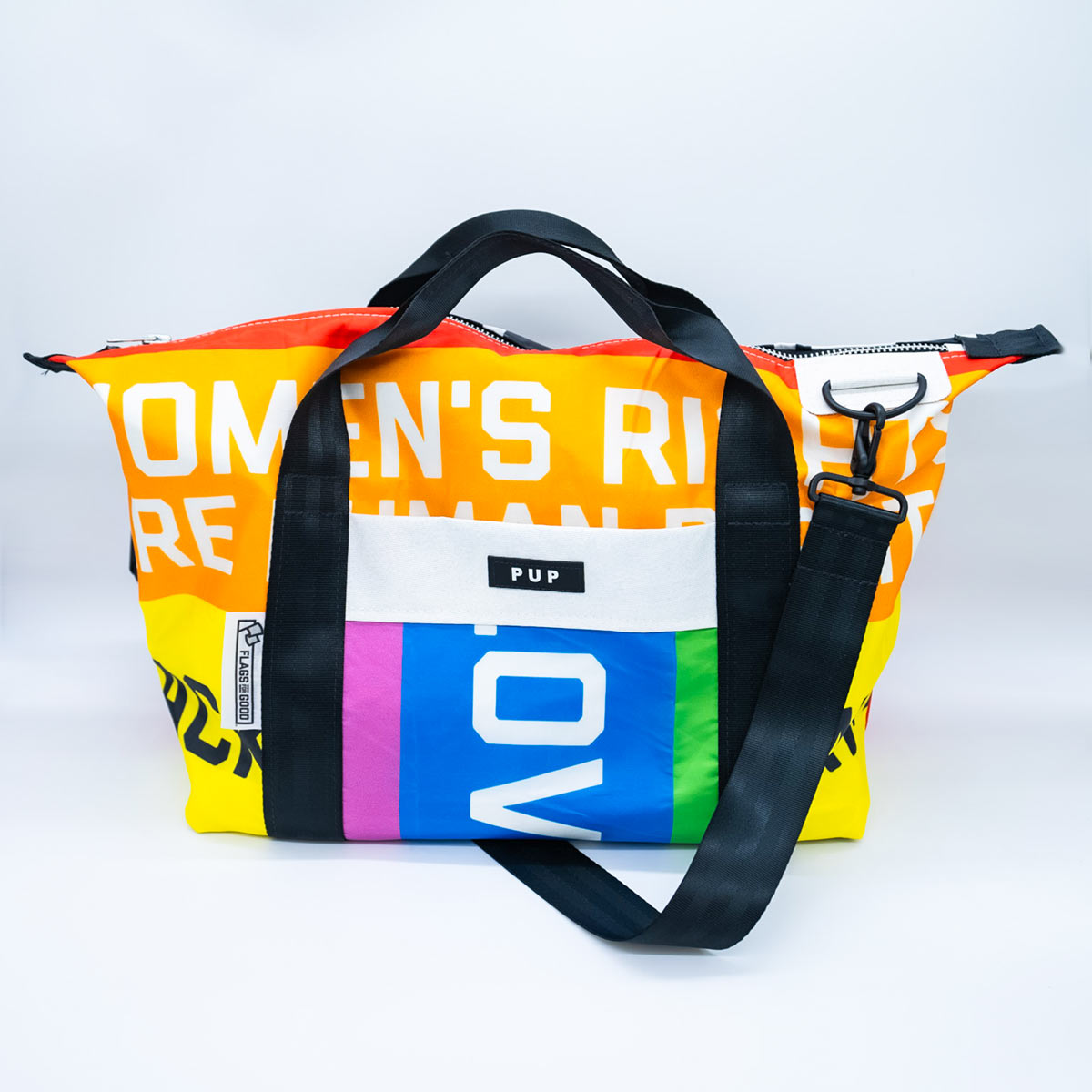 &quot;In This House&quot; Flag Weekender Bag
