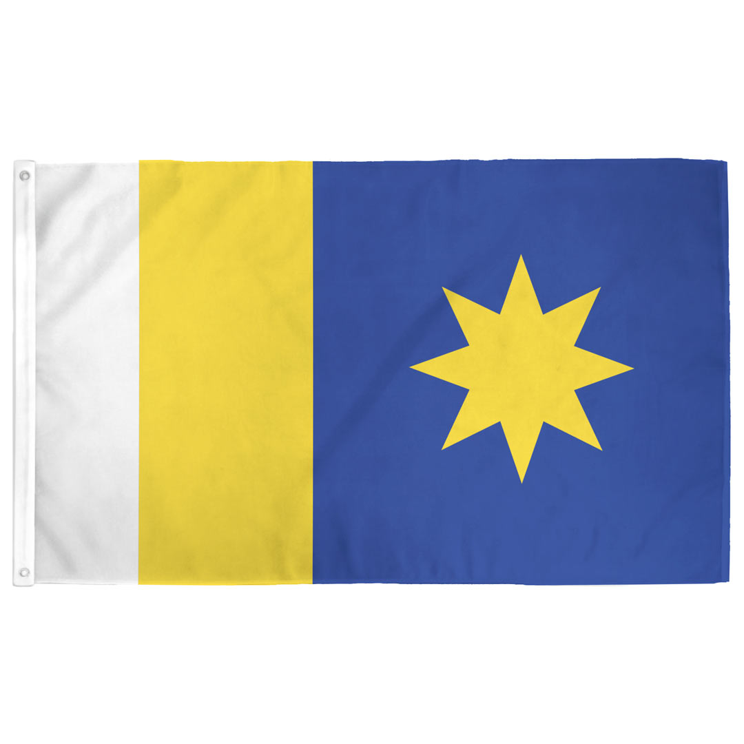 image of Hutchinson Kansas City flag produced by Flags for Good