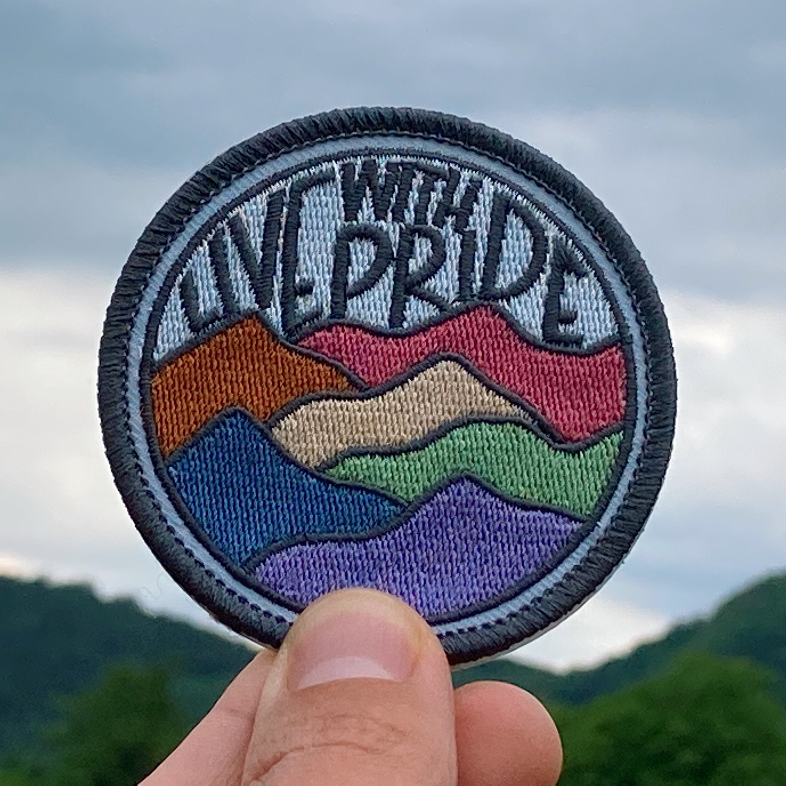 Live with Pride Stick-On Patch