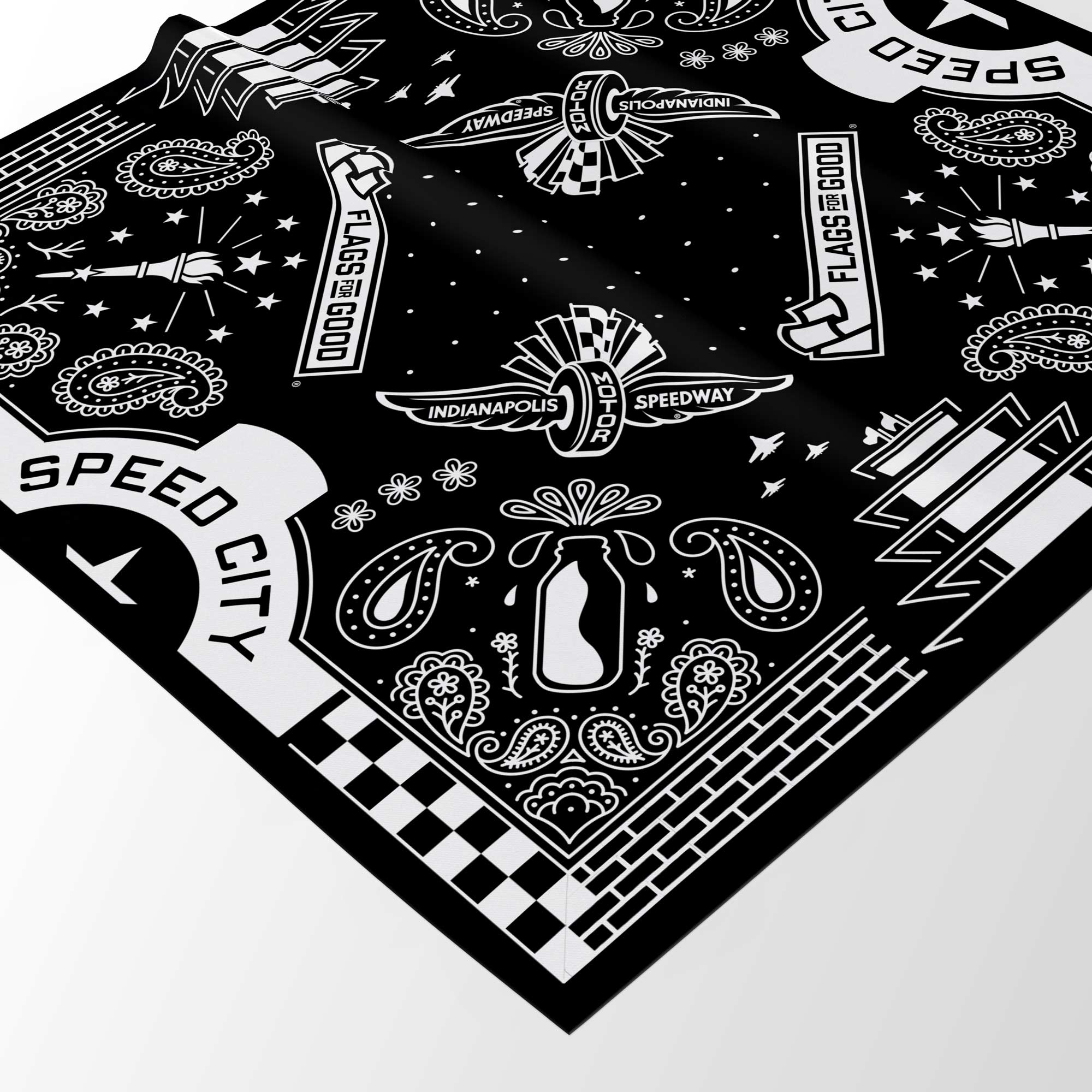 "Speed City" Indy 500 Bandana