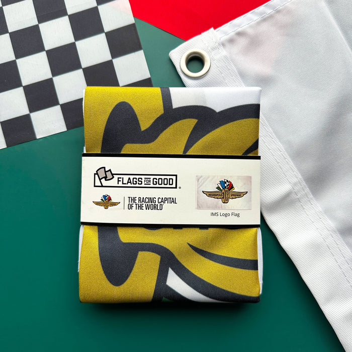 Indy Motor Speedway Logo Flag | Indianapolis Racing Flags | Flags For Good