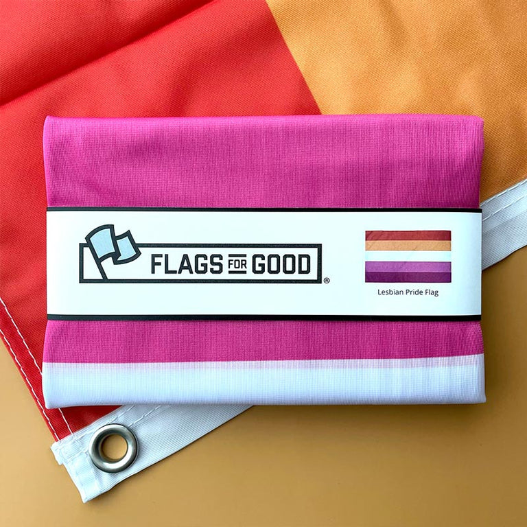 Lesbian Pride Flag | $1 Donated to LGBTQ+ Organizations – Flags For Good