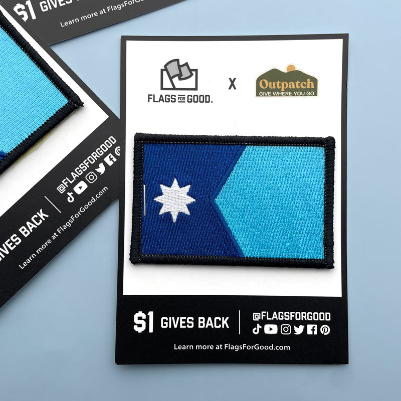 Flag of Minnesota stick on patch