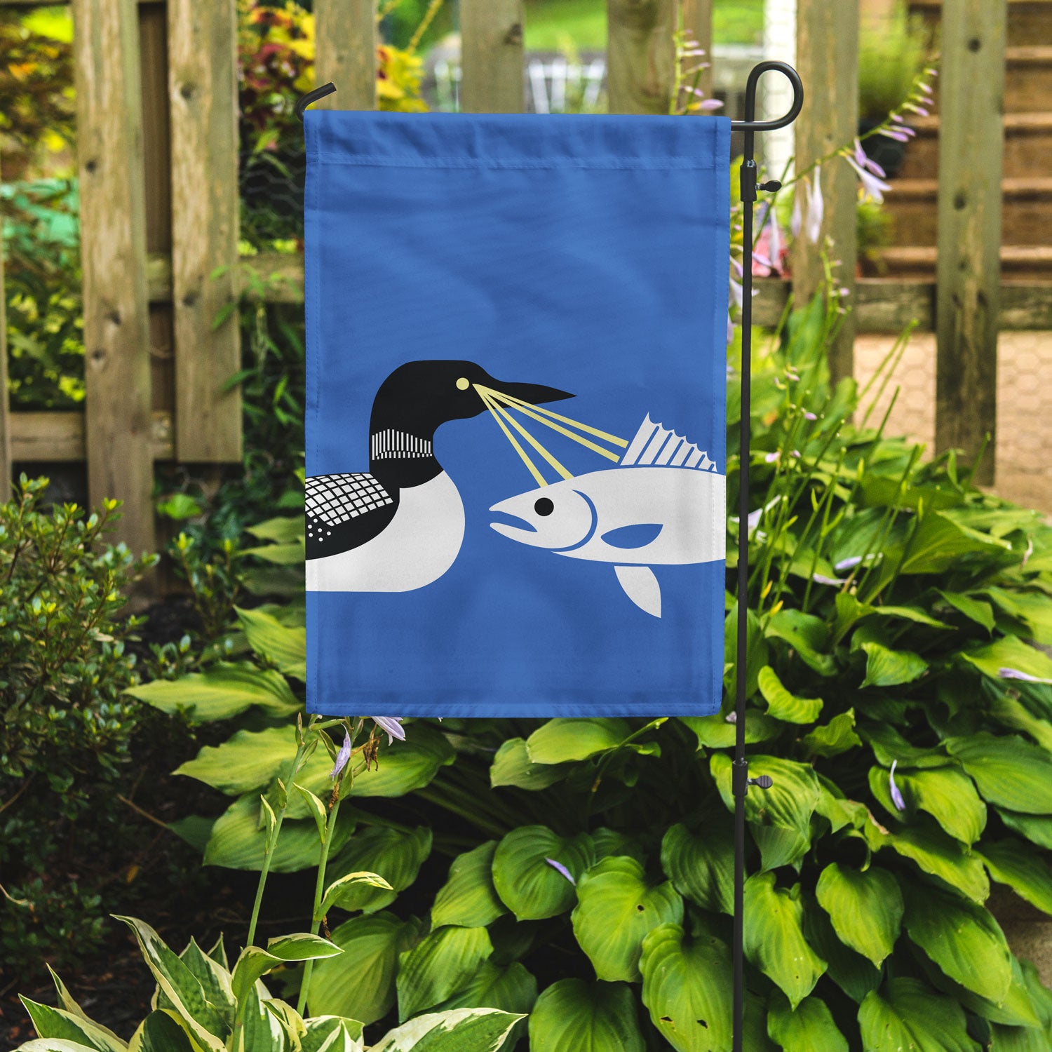 Laser Loon Minnesota Garden Flag