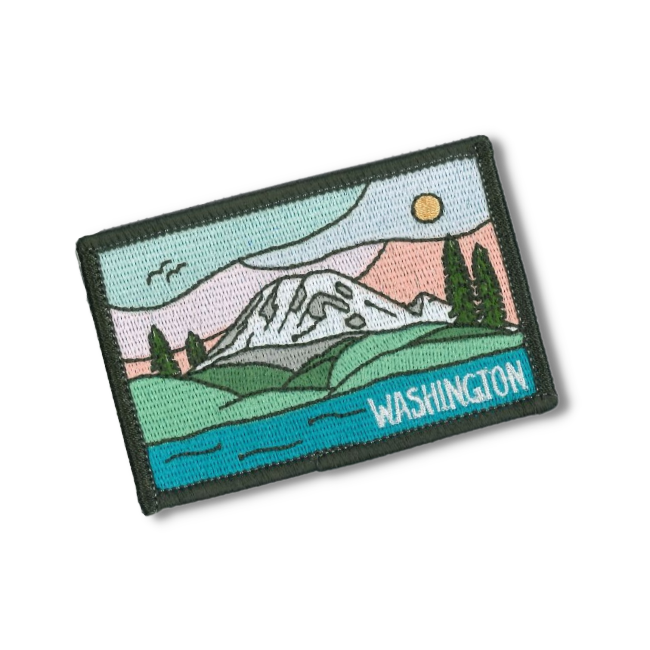 It's Rainier in Washington Stick-On Patch