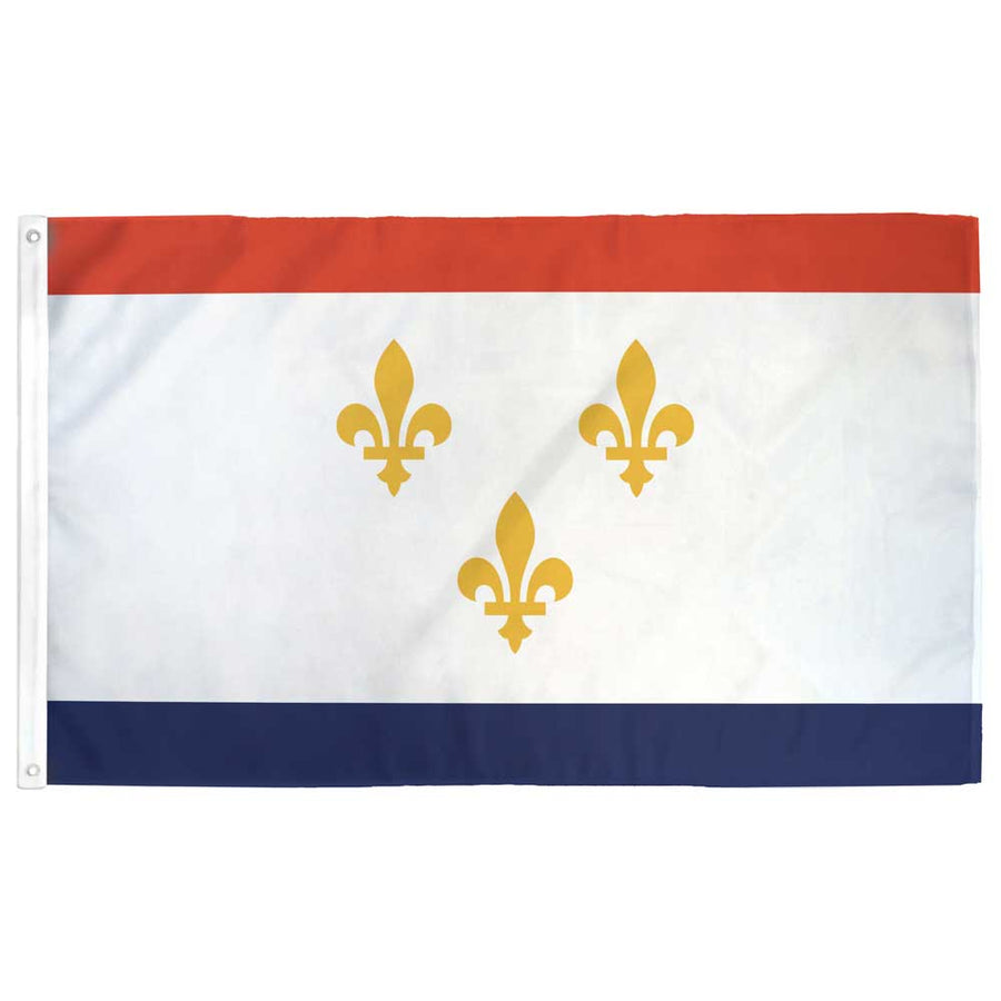 New Orleans City Flag | $1 Donated | 3ft x 5ft Polyester Flag – Flags ...