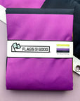 nonbinary 3ftx5ft Double-sided pride flag produced by flags for good