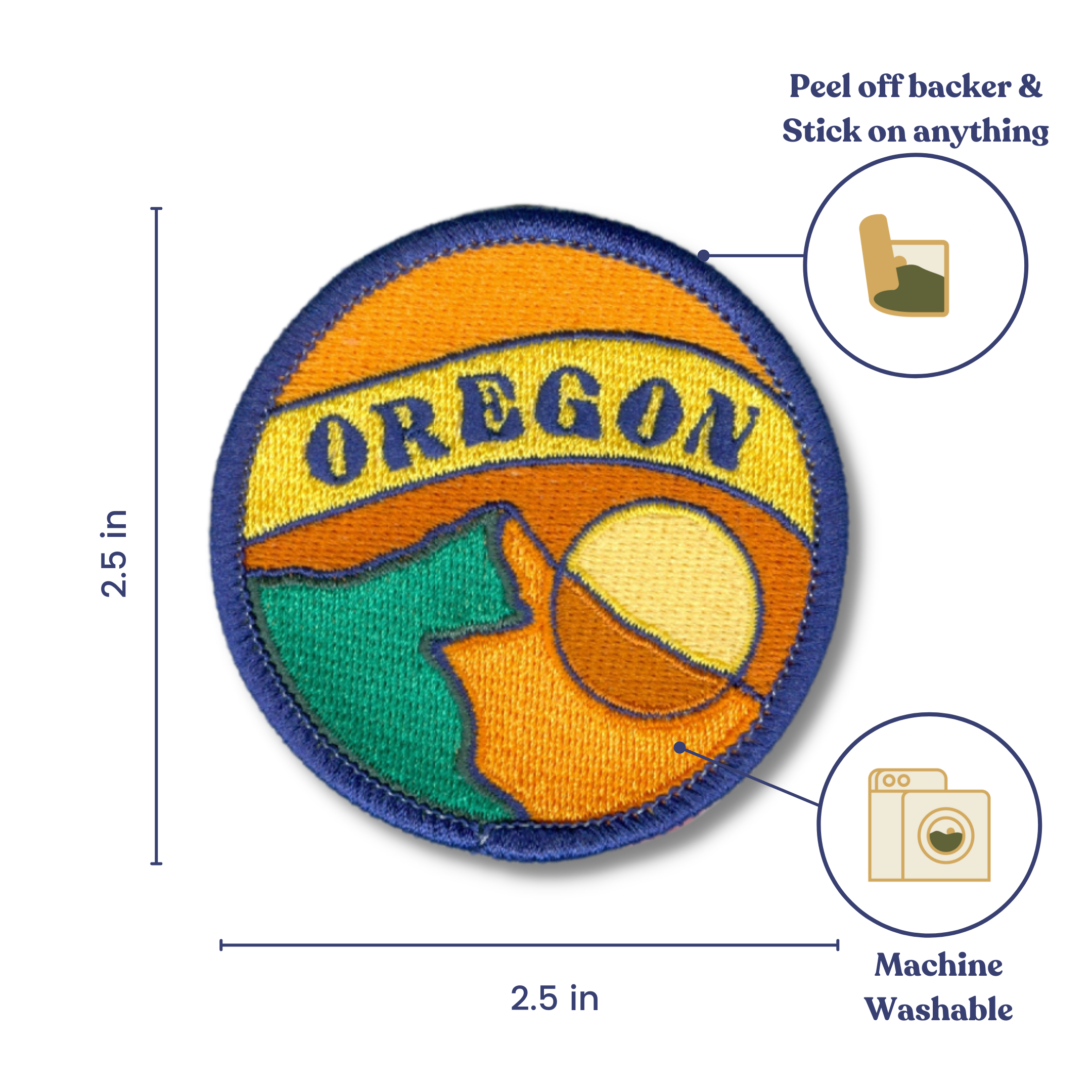 Oregon Sun Stick-On Patch