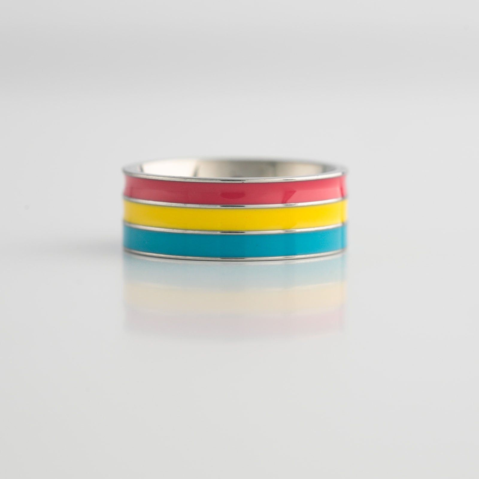 Pansexual Pride Ring | Stainless Steel Pan Pride Band Ring