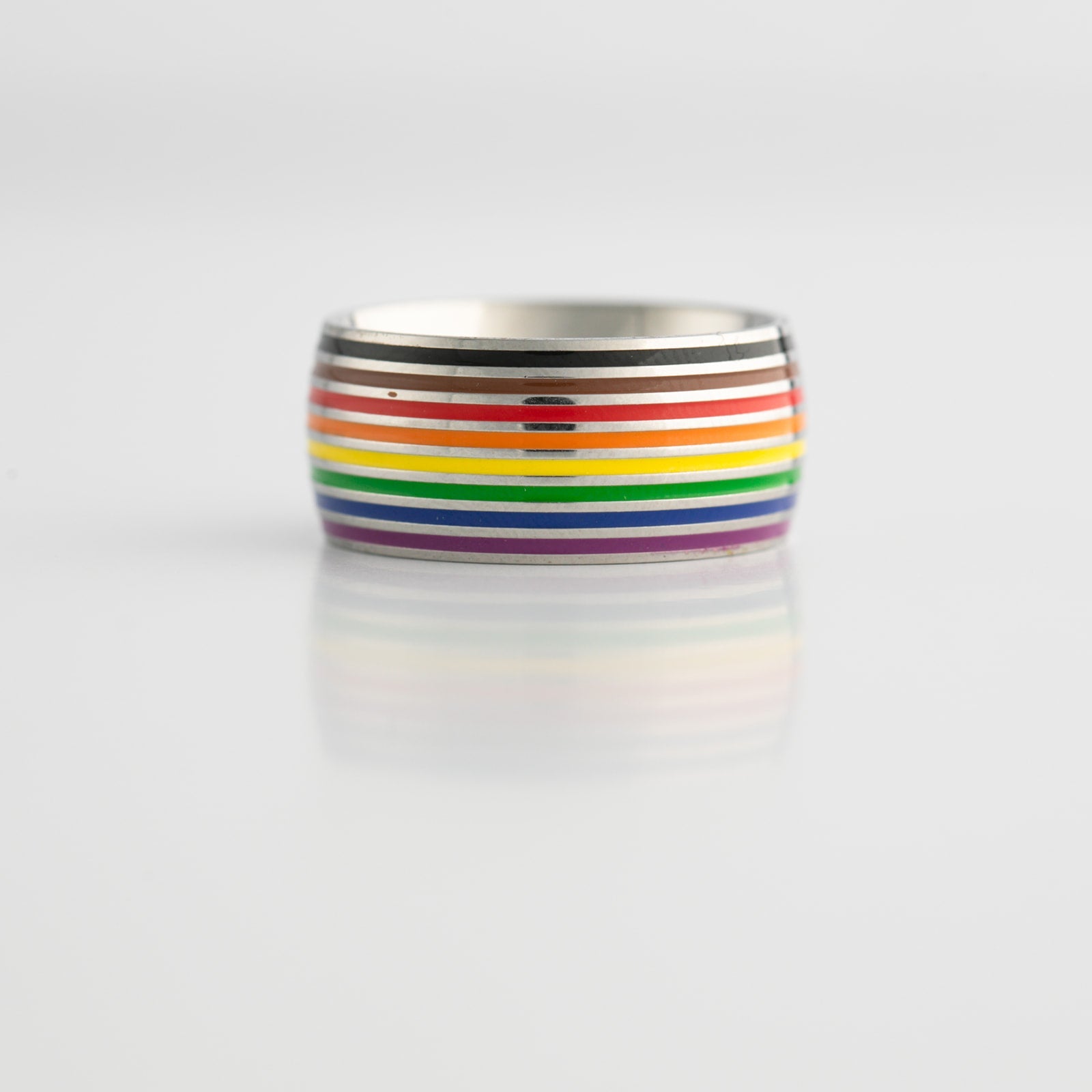 Philadelphia Pride Ring | Stainless Steel Philly Pride Band Ring