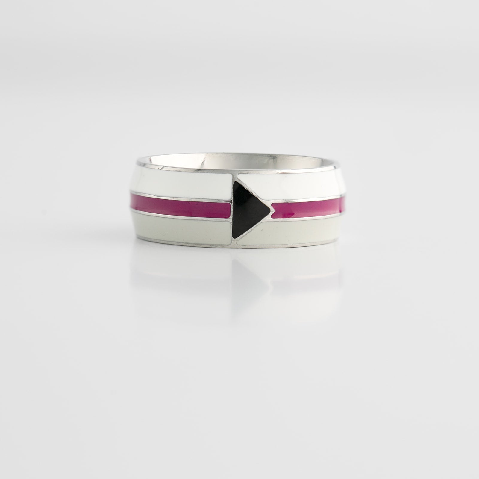 Demisexual Pride Stainless Steel Ring