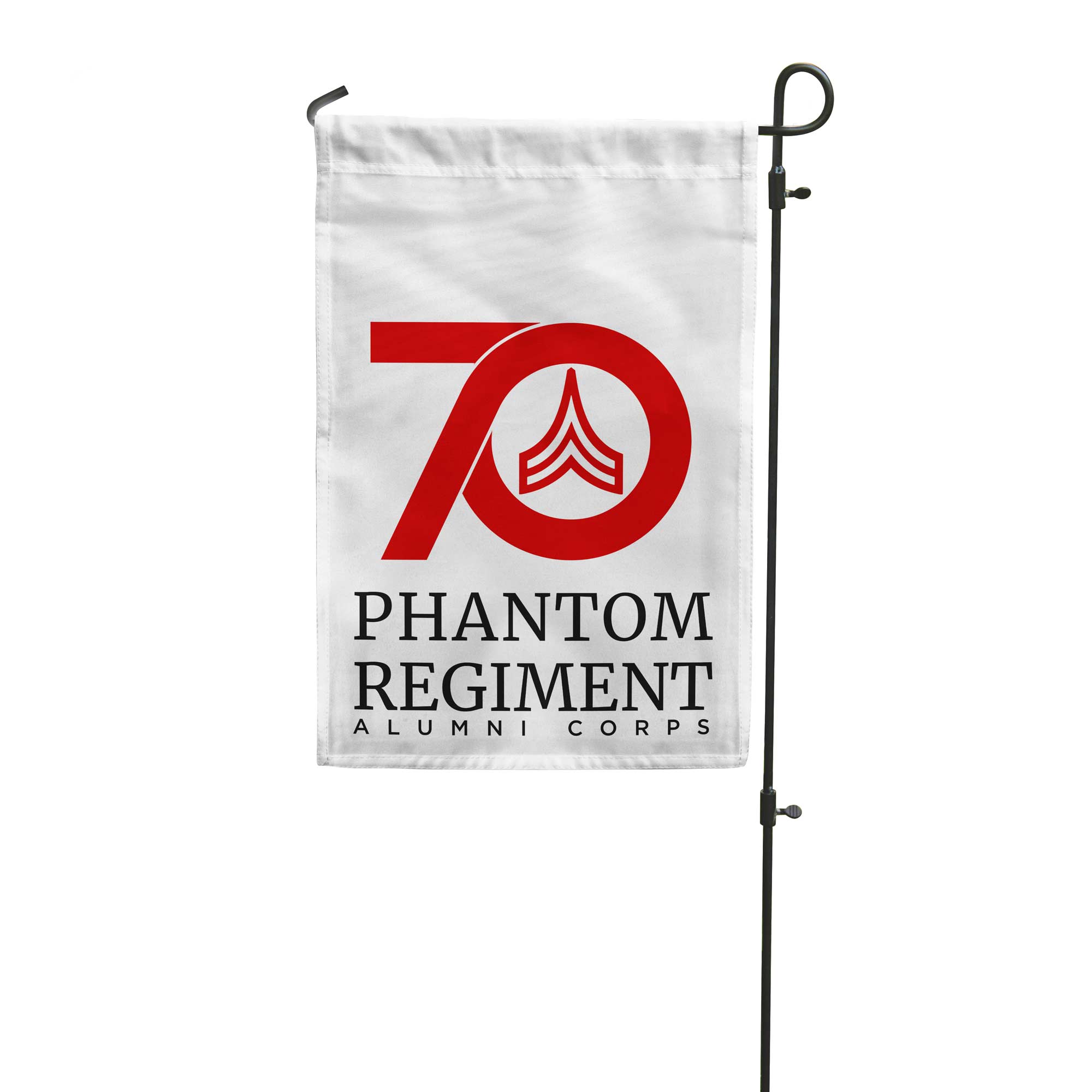 Phantom Regiment Alumni Corps 70 Year Logo Garden Flag
