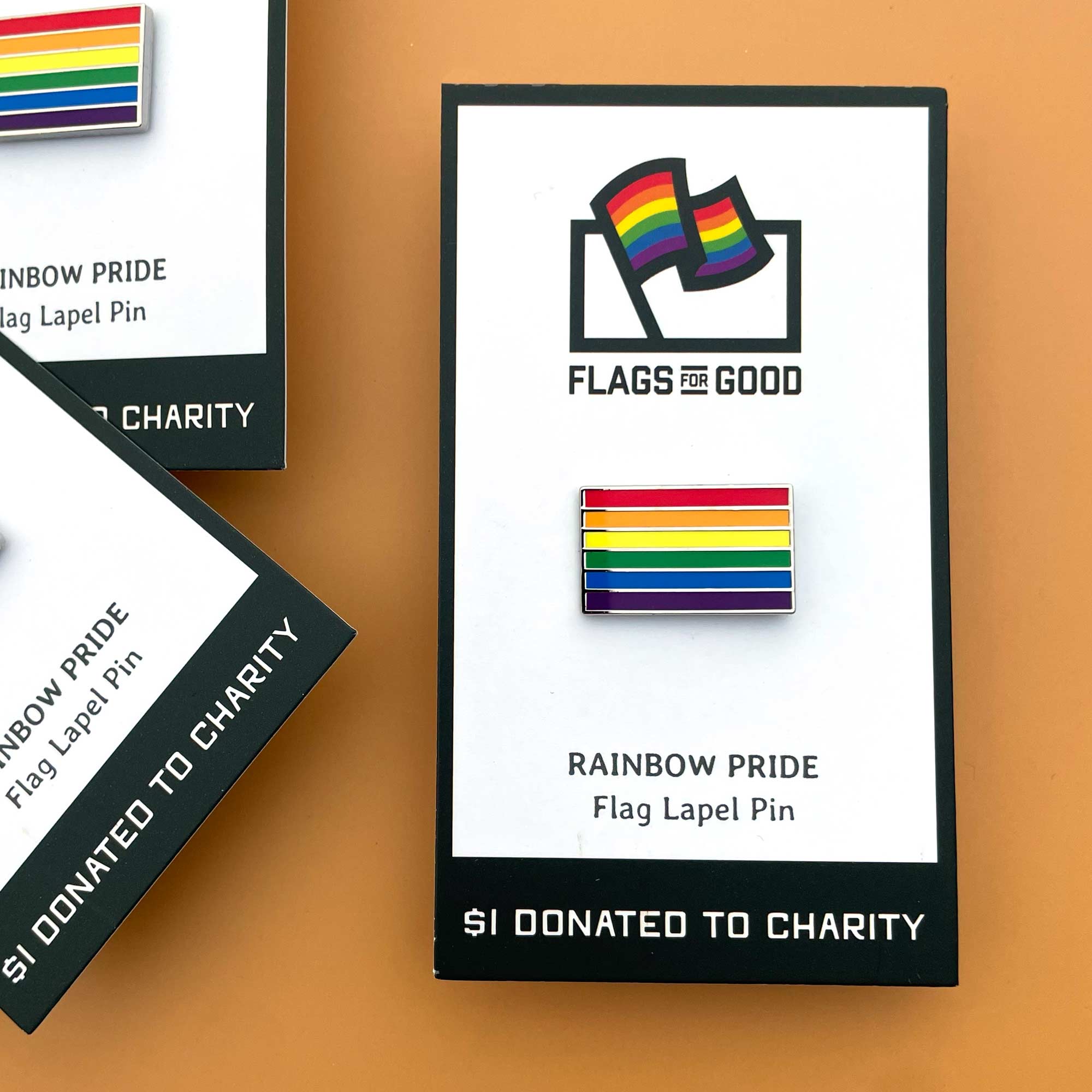 Rainbow Flag Lapel Pin
