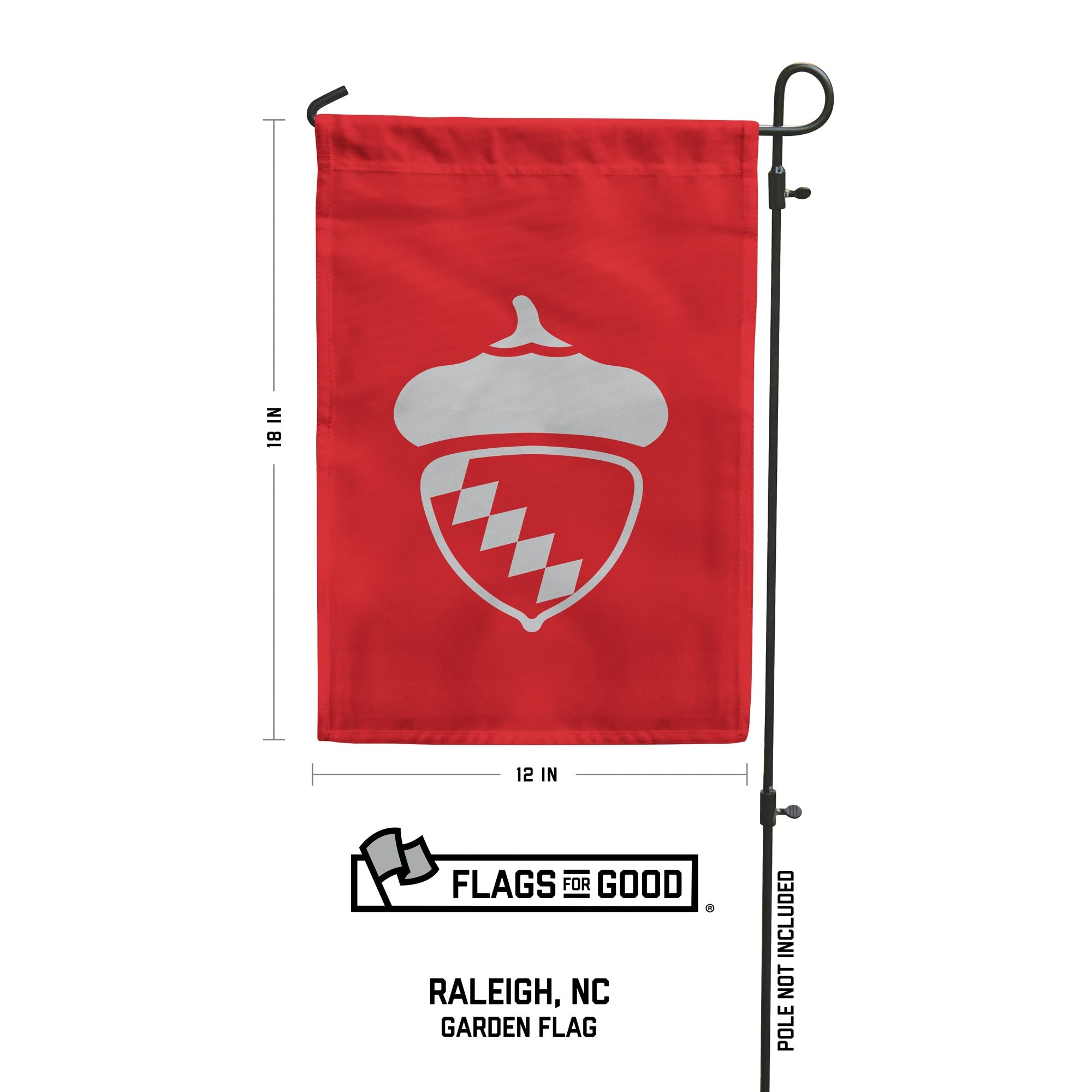 Raleigh, North Carolina Garden Flag