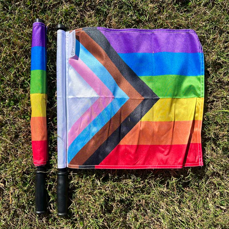 Progress Pride Referee Flag | Set of 2 | Flags For Good
