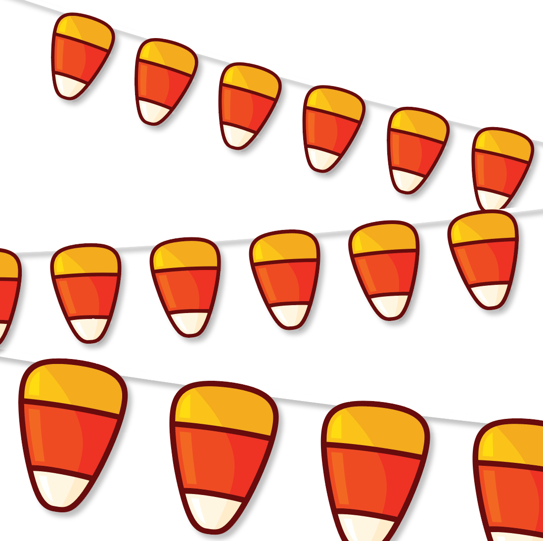 PREORDER Candy Corn Halloween Bunting