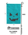 Teal Pumpkin Garden Flag