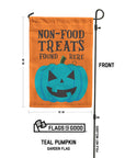 Teal Pumpkin Garden Flag