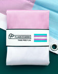 transgender trans 2ftx3ft single-sided flag by flags for good