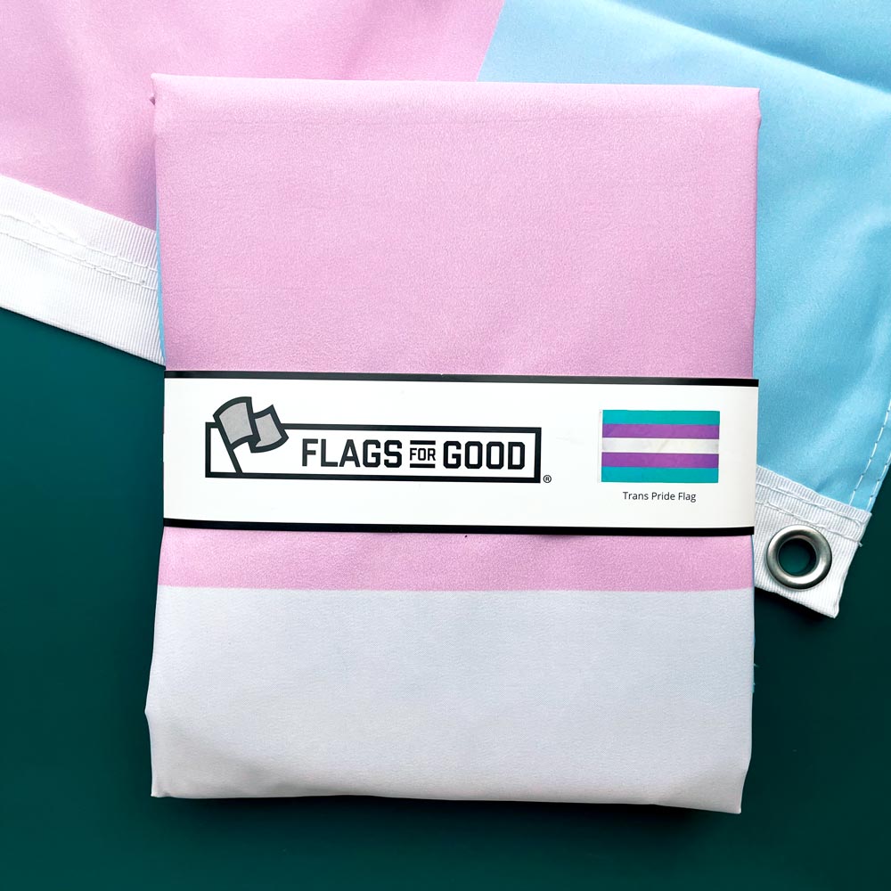 Transgender Pride Flag Condoms, Bag of 50 – Custom Condoms®