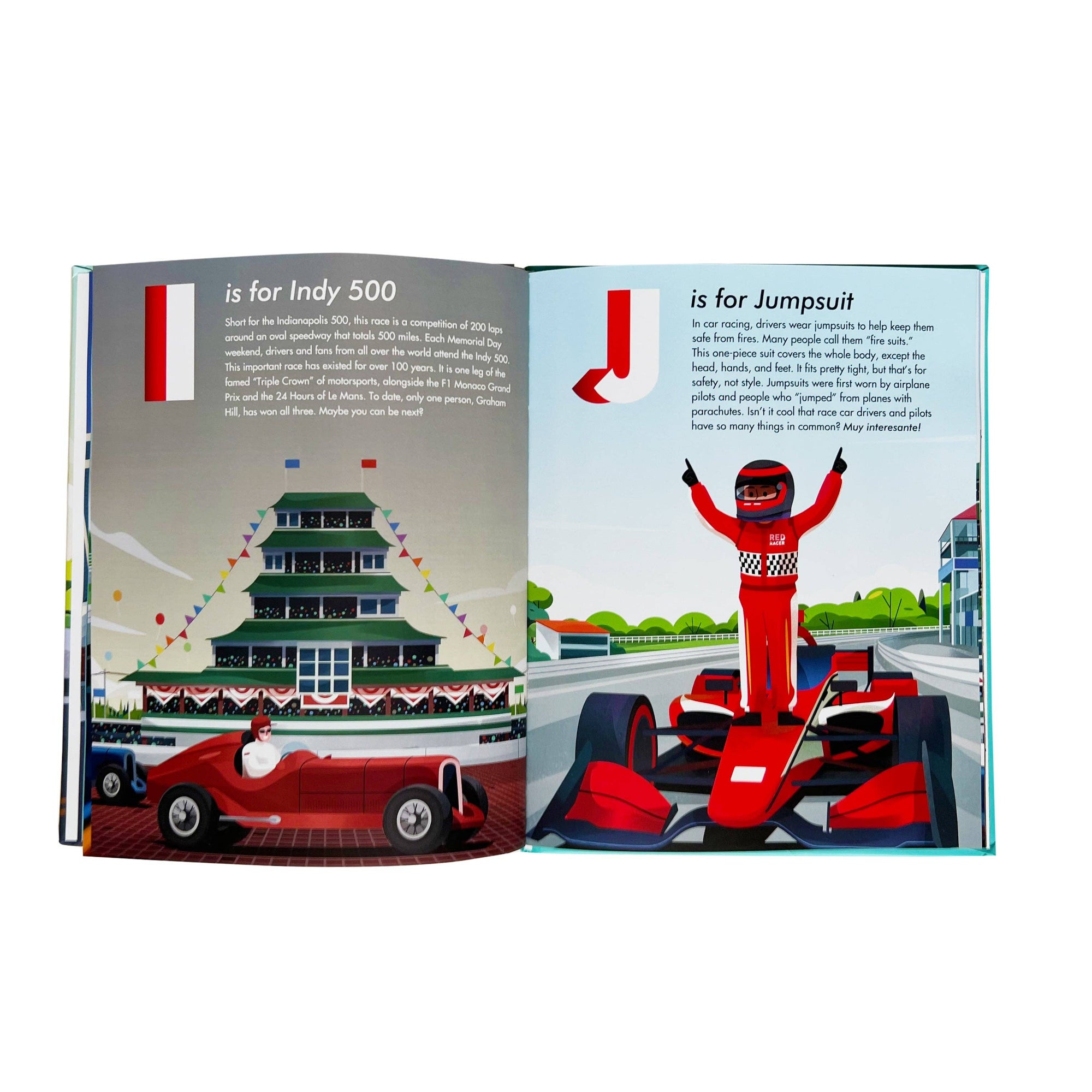 ABCs of INDYCAR Racing: My First Guide to INDYCAR Racing Hardcover Kids Book