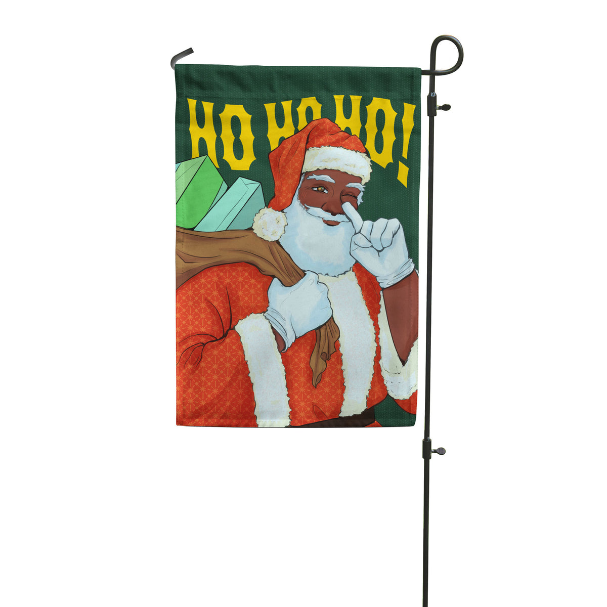 HoHoHo Santa Garden Flag