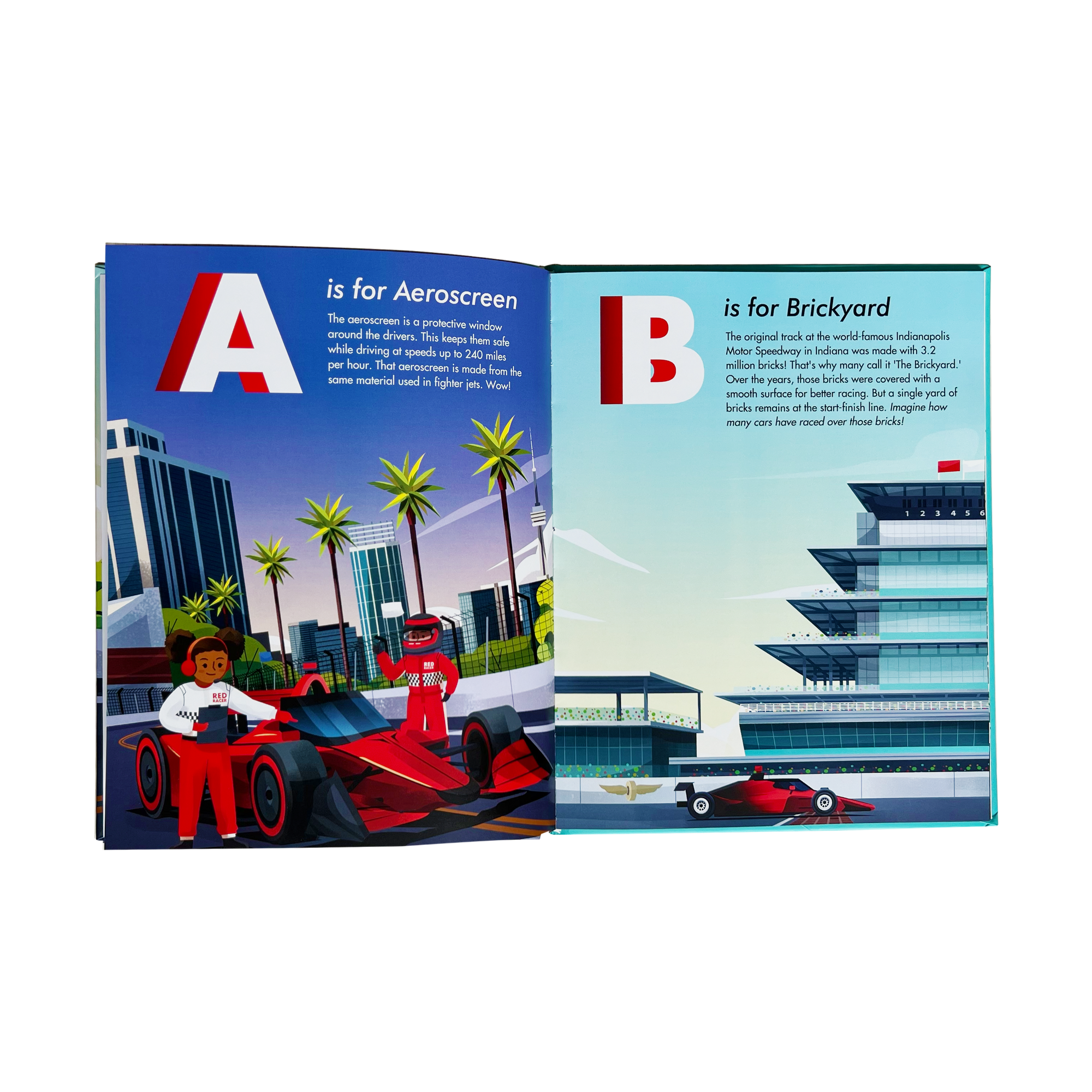 ABCs of INDYCAR Racing: My First Guide to INDYCAR Racing Hardcover Kids Book