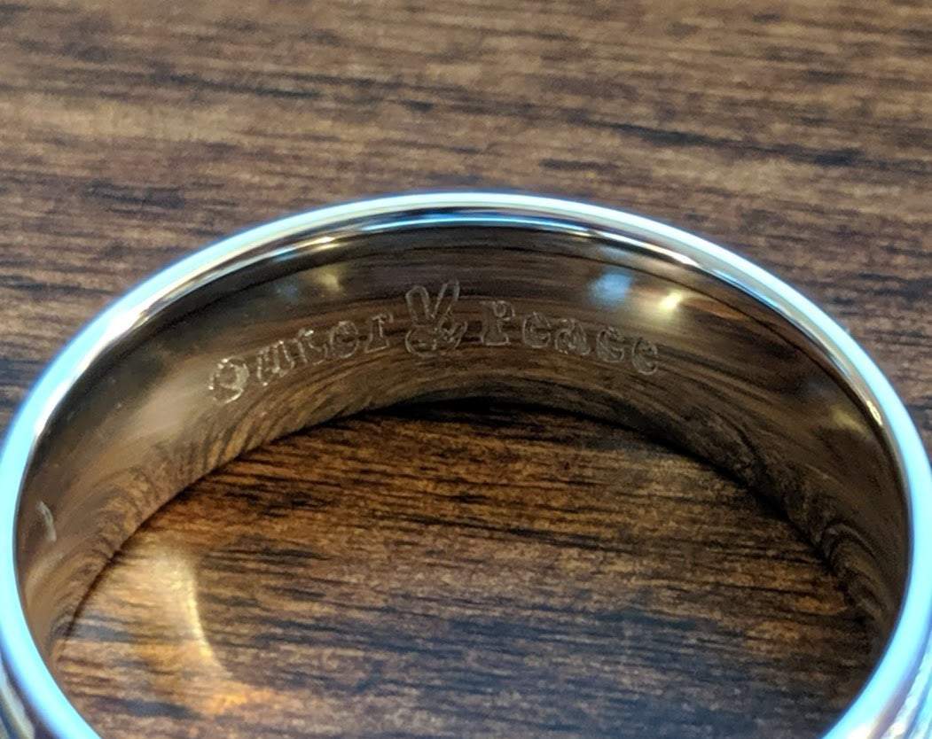 Non-Binary Pride Ring | Non-Binary Stainless Steel Band Ring