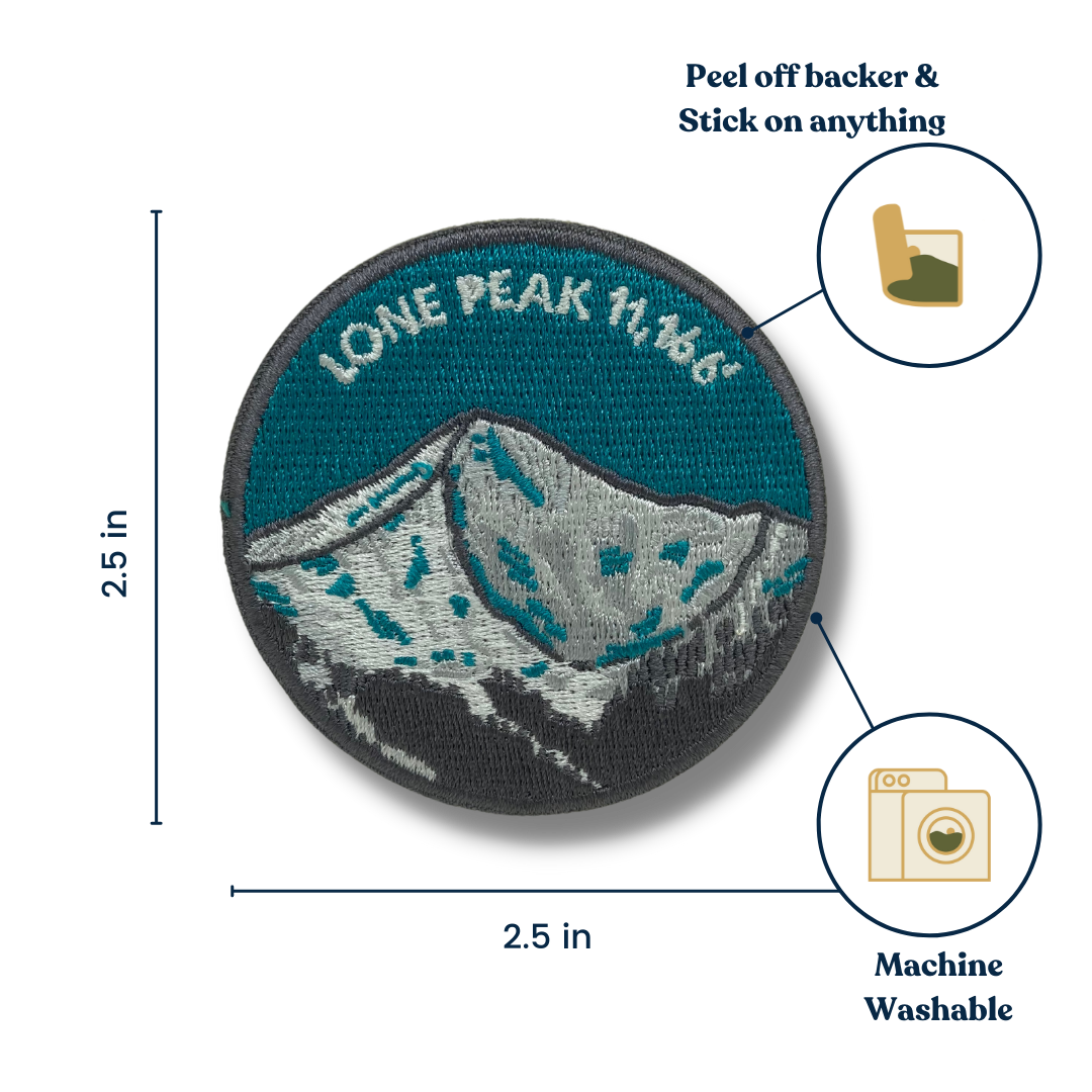 Lone Peak Montana Stick-On Patch