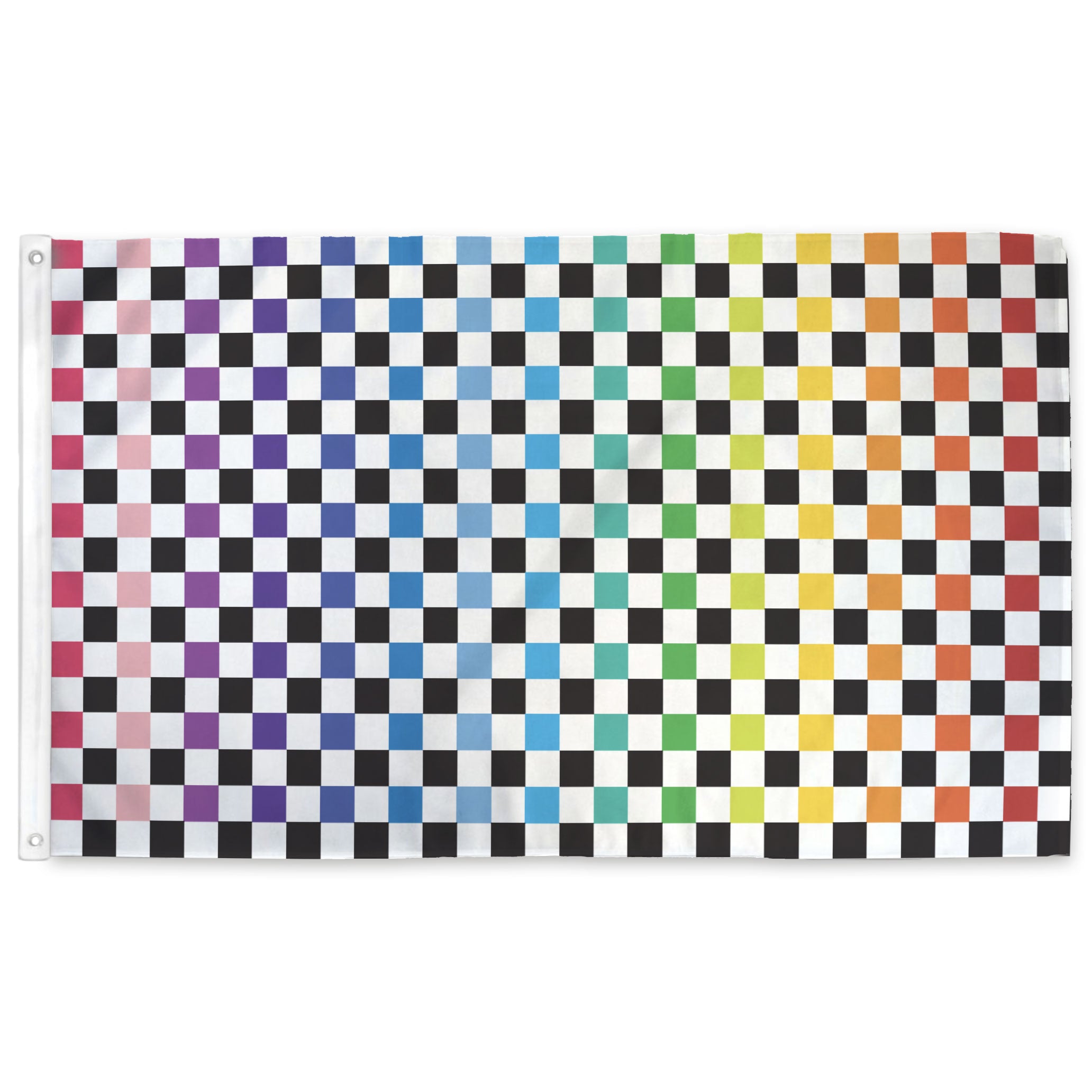 Indy Pride Rainbow Checkered Flag PREORDER
