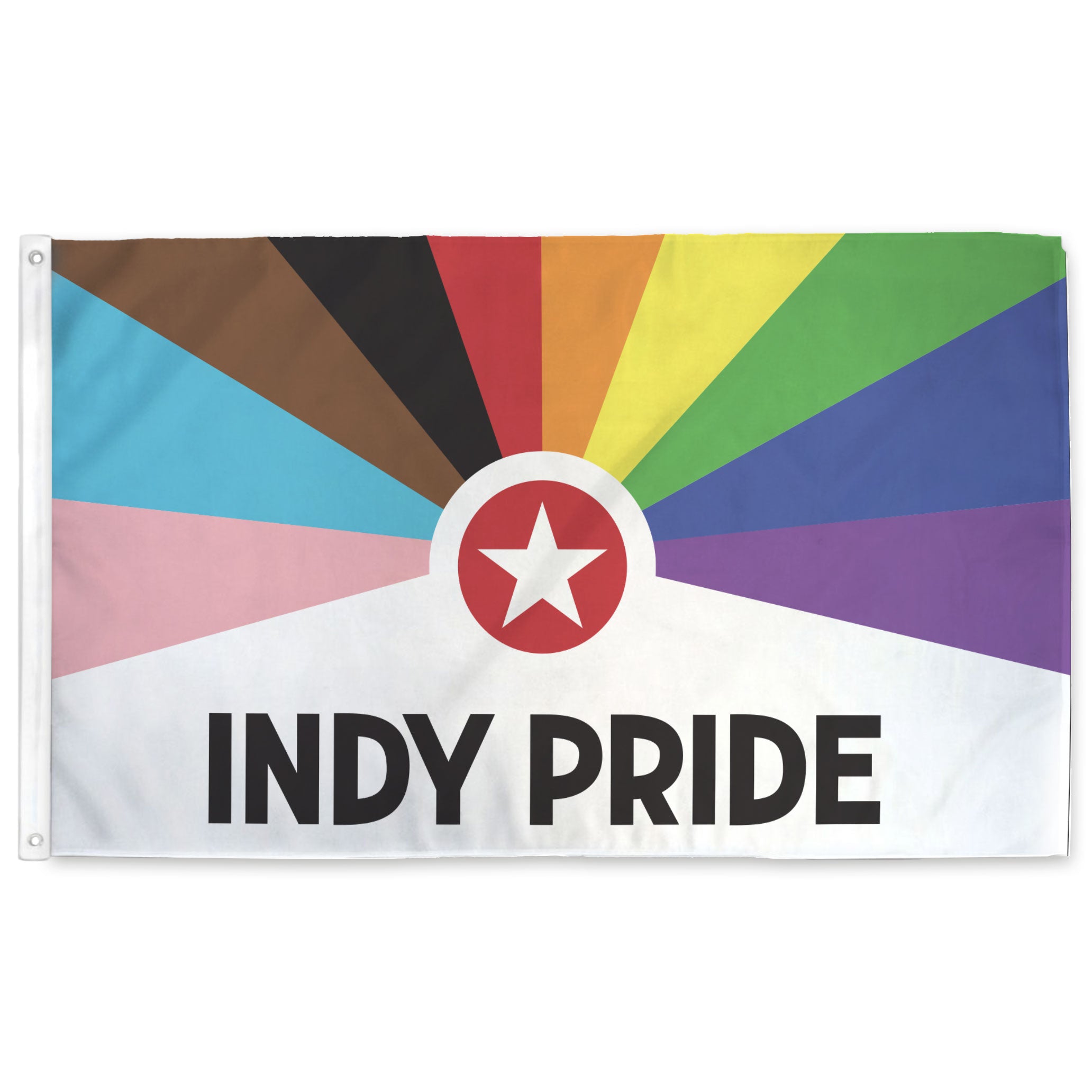 Indy Pride Logo Flag PREORDER