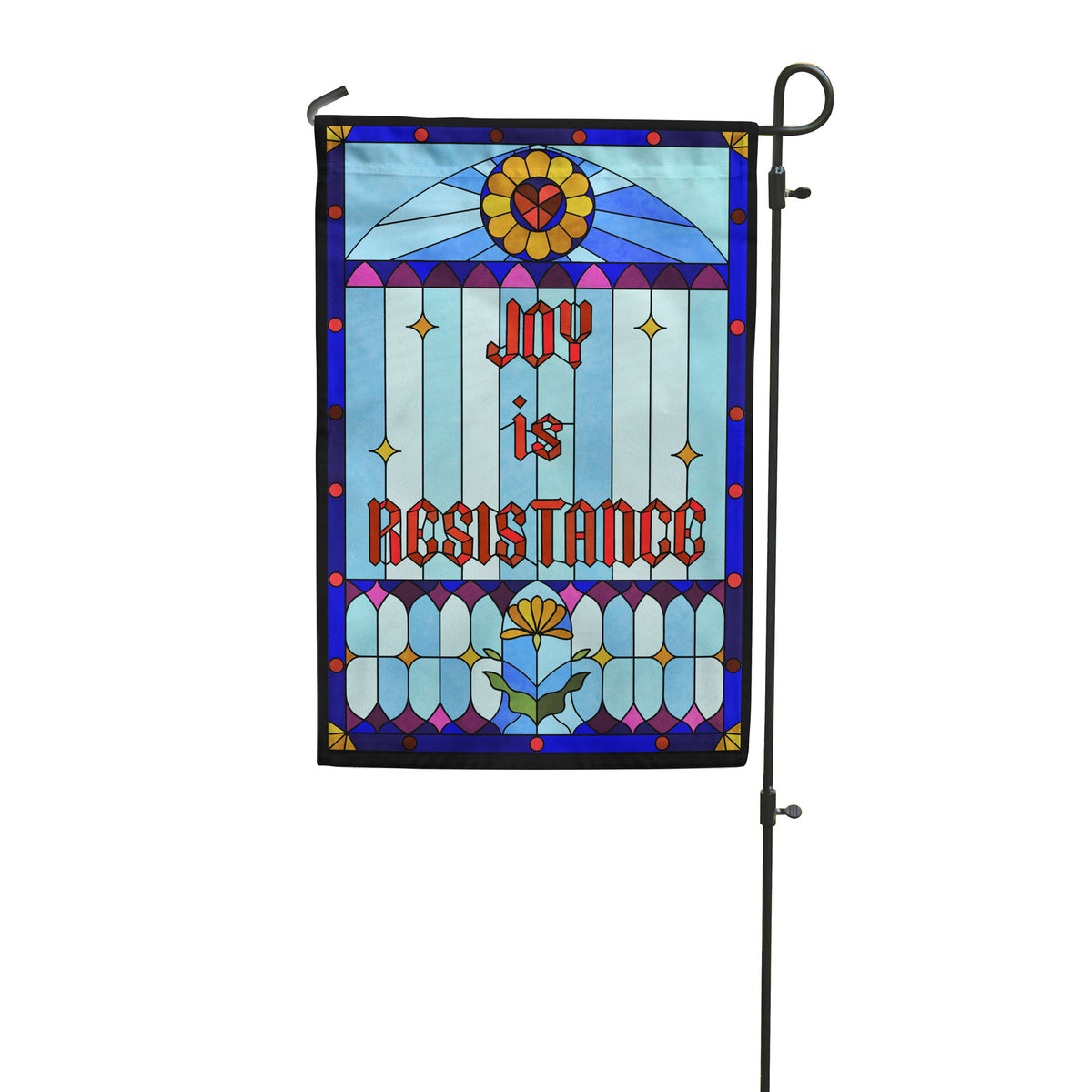 Joy is Resistance Garden Flag