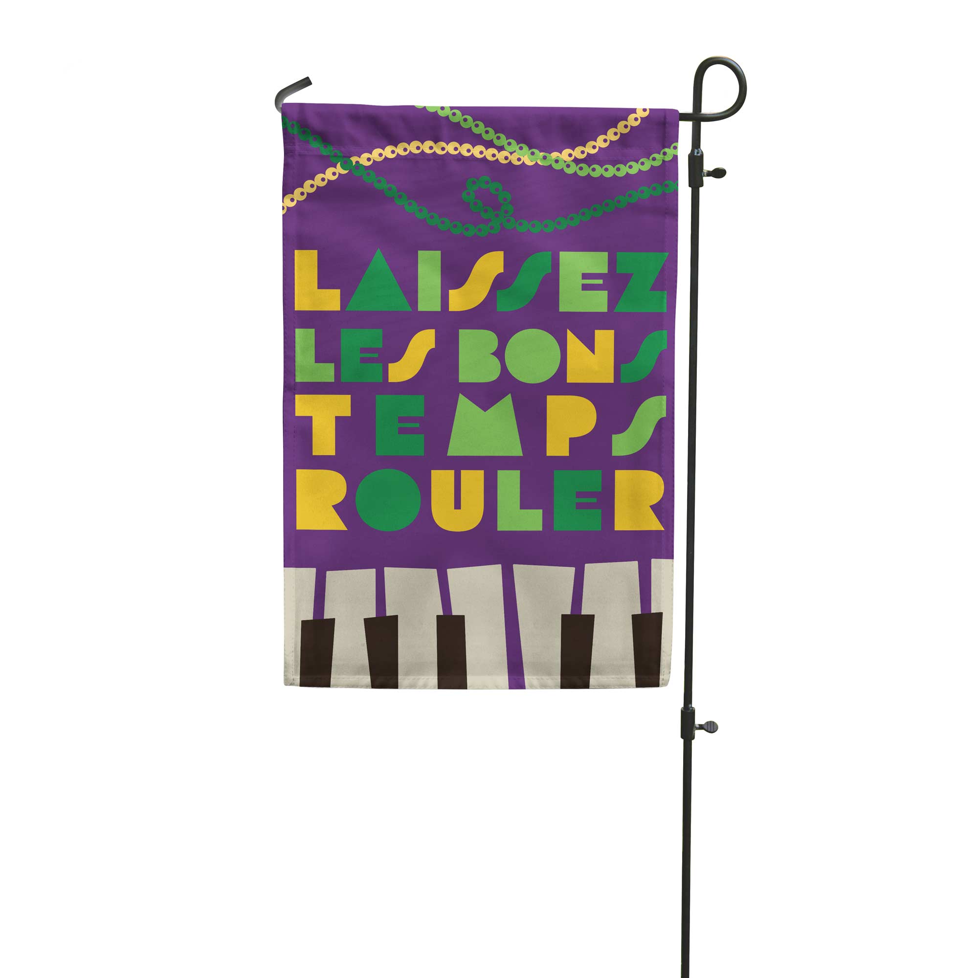 Mardi Gras Garden Flag ⚜️ PREORDER