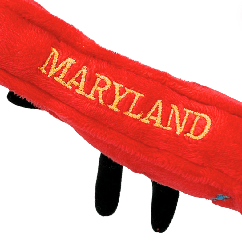 Maryland Bag Charm Mini Plush – 4-Inch Travel Accessory | Stuffed States USA