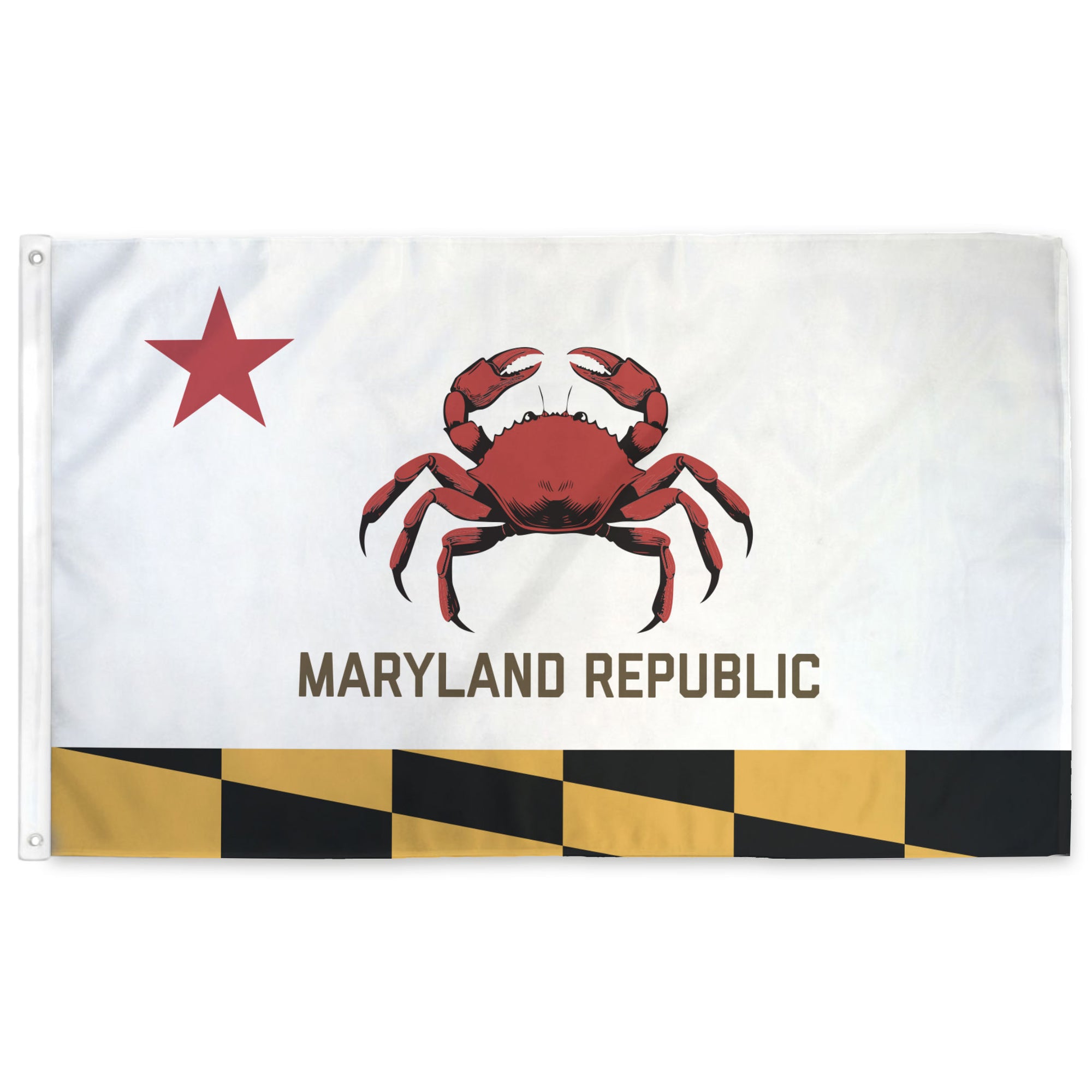 Maryland Republic Crab Flag