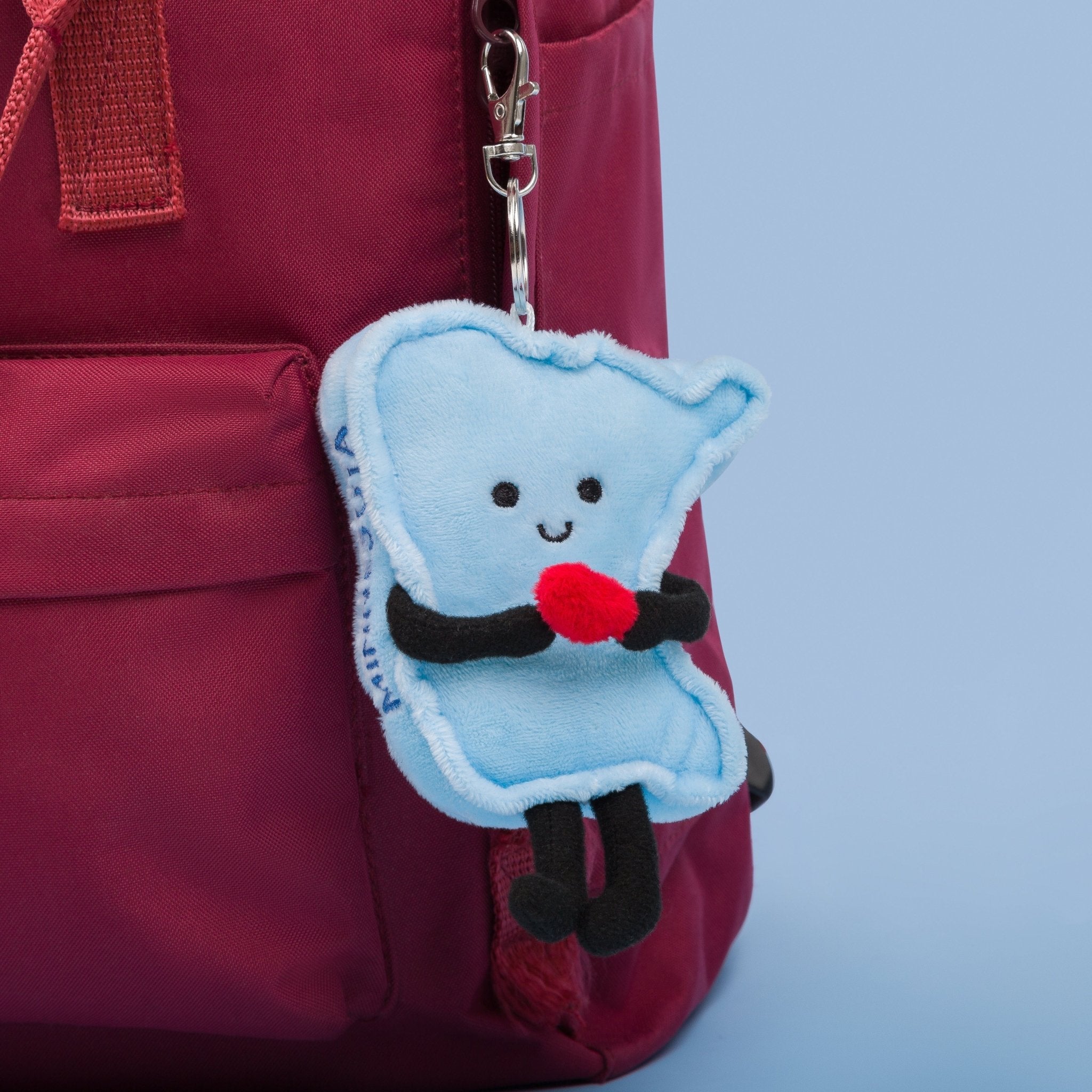Minnesota Bag Charm Mini Plush – 4-Inch Travel Accessory | Stuffed States USA
