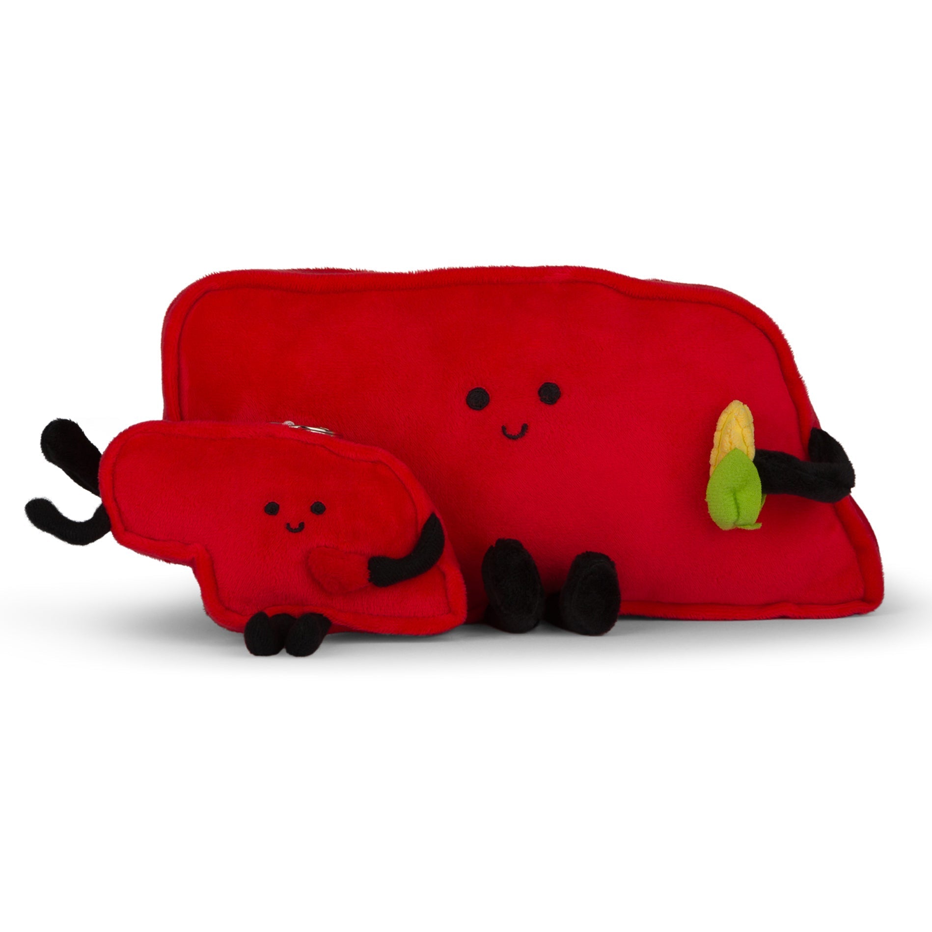 Nebraska Stuffed State Plush with Tiny Corn – Collectible & Fun | Stuffed States USA