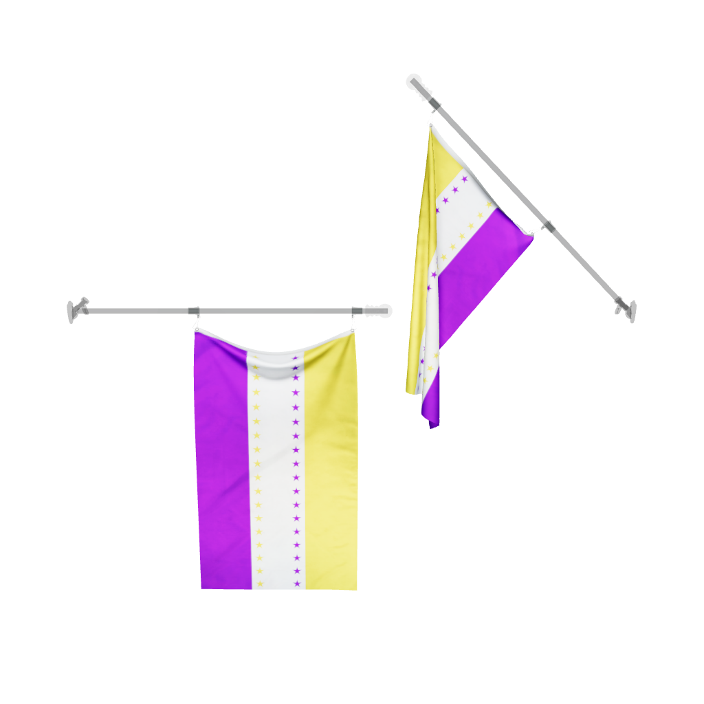 19th Amendment Victory Flag 3D Model