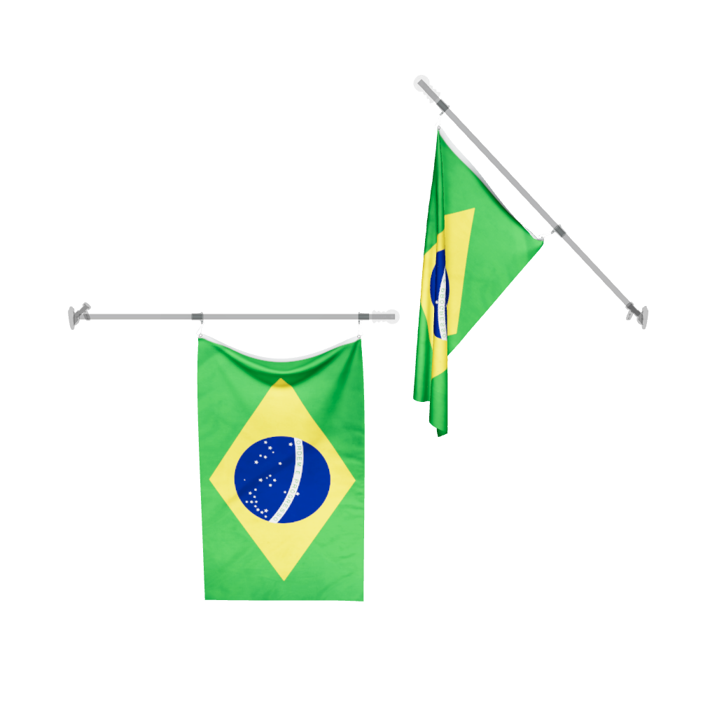 Brazil Flag 3D Model