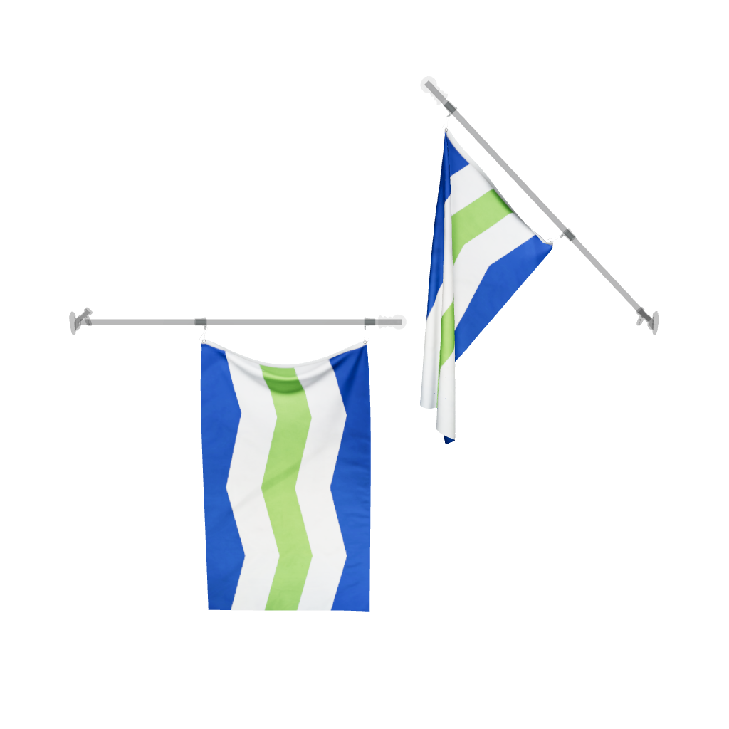 Burlington Vermont Flag 3D Model