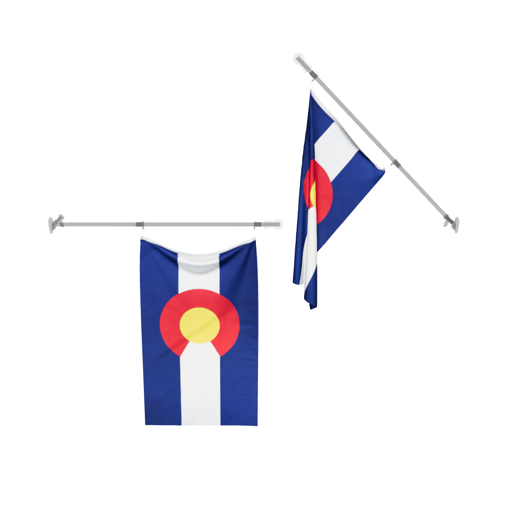 Colorado State Flag 3D Model