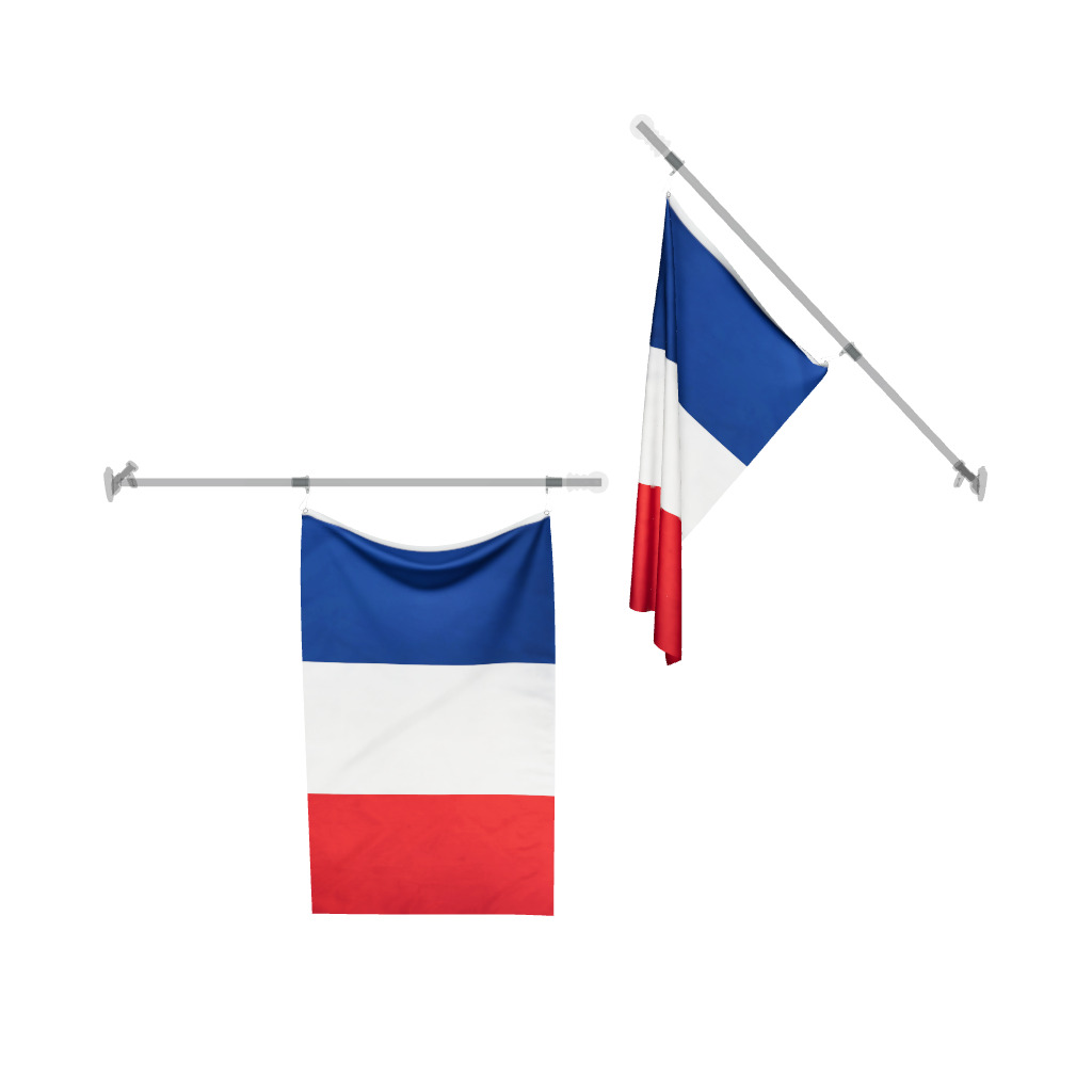 France Flag 3D Model