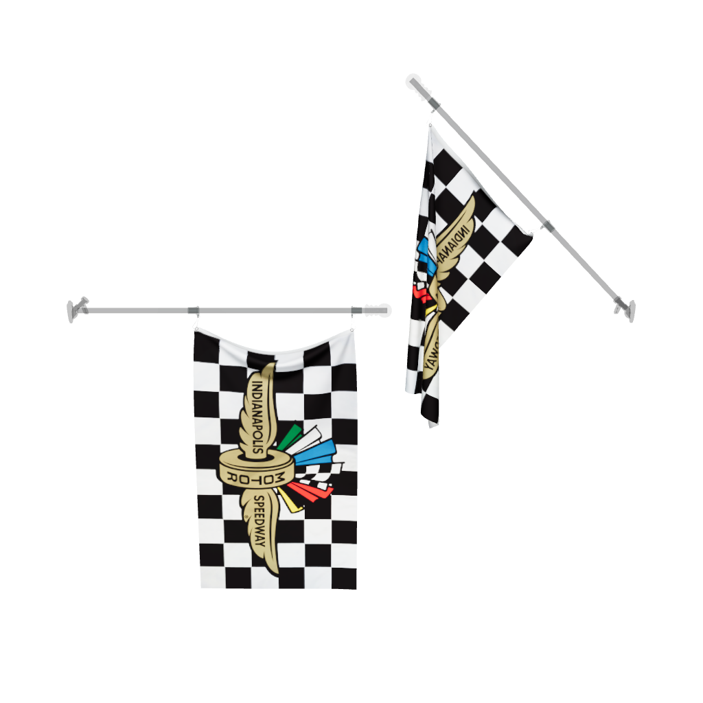 Indianapolis Motor Speedway Checkered Flag 3D Model