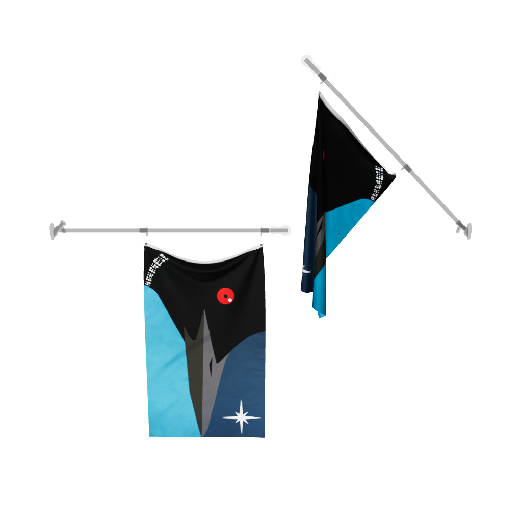 Menacing Loon Flag 3D Model