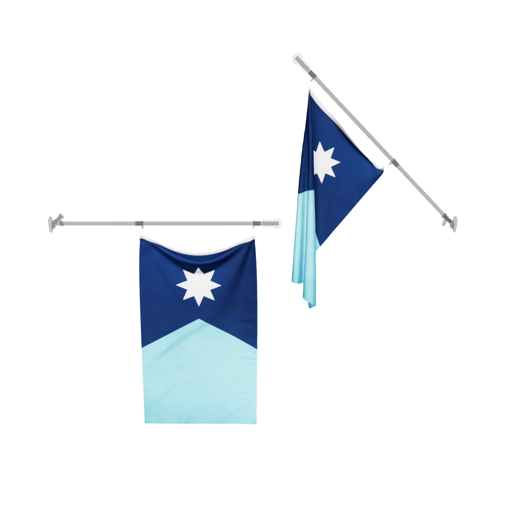 Minnesota State Flag 3D Model