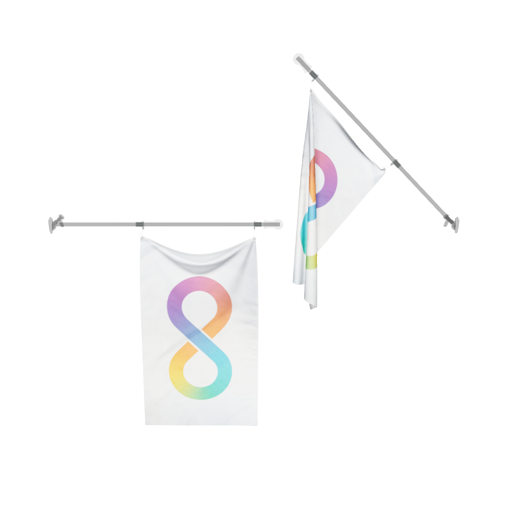 Neurodivergent Flag 3D Model